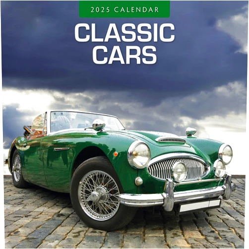 Red Robin Publishing Red Robin 2025 Classic Cars Monthly Wall Calendar | 12