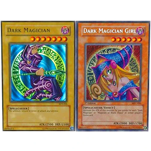 MISKD Yu-Gi-Oh!! Dark Magician and Dark Magician Girl! 40 Card Lot! with RARES Guaranteed!
