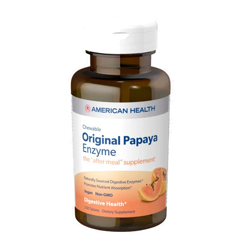 American Health Products - Original Papaya Enzyme, 250 chewable Tablets