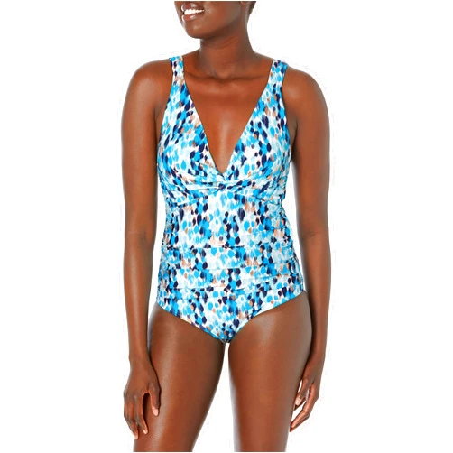 La Blanca Women's Over The Shoulder Tankini Swimsuit Top