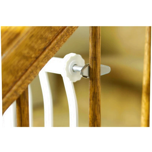 Dreambaby Y-Shaped Spindle Rod Banister Gate Adaptors - For Dreambaby Pressure Mounted Gates - 9.5mm Diameter Size & 4.5inch Length - Silver - 2 Count (Pack of 1) - Model L196