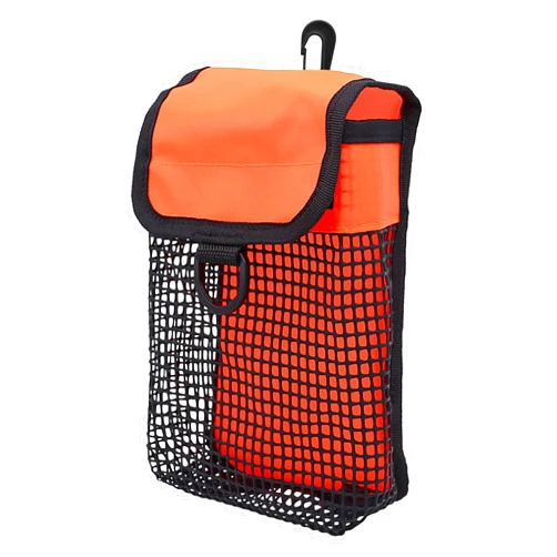 Seafard Scuba Diving Gear Bag, Finger Reel/SMB Safety Surface Marker Buoy Mesh Storage Pocket, Snorkeling Equipment Holder Carry Pouch