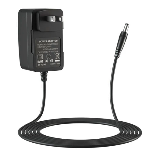 XXSZHY 12V 1.5A Power Supply Charger Adapter for Yamaha PA130 PA150, Power Cord for Yamaha PSR, YPG, YPT, DGX, DD Series Keyboard - Only Compatible for Listed Models (9.8Ft Long Cord)