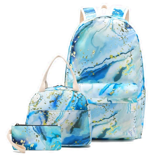 Pawsky Waterproof School Backpack Set Fits 14