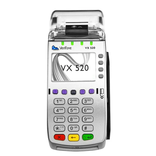 Verifone VX520 Dual Comm Credit Card Machine- with Smart Card Reader