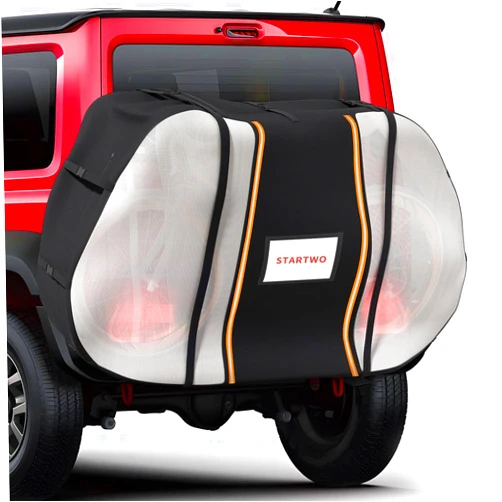 STARTWO Bike Cover for Transport on Rack, Bike Cover for Transport 1-2 Bikes, Bicycle Cover Heavy Duty Waterproof & Windproof Bike Covers Outdoor Storage with Reflective Strips