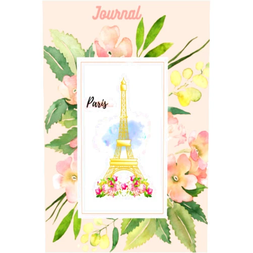 Burgundy Blush Journal: Paris/Emily in Paris Inspired Floral Journal