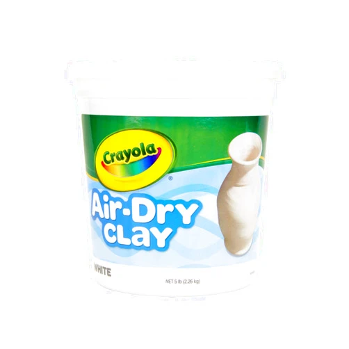 Crayola Air Dry Clay, Natural White Modeling Clay, 5 Lb Bucket