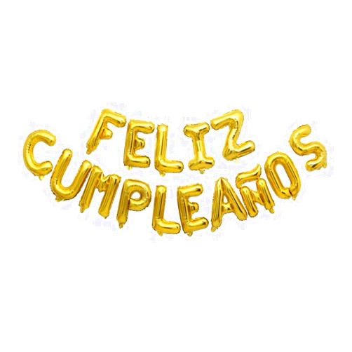 ZHENGYE Letter Balloons Feliz Cumpleanos Gold Balloon Happy Birthday Balloons Birthday Banner Decoration Party Decoration Supplies