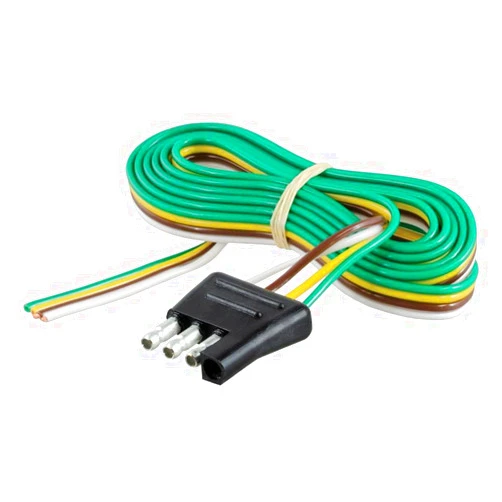 CURT 58032 Trailer-Side 4-Pin Flat Wiring Harness with 48-Inch Wires
