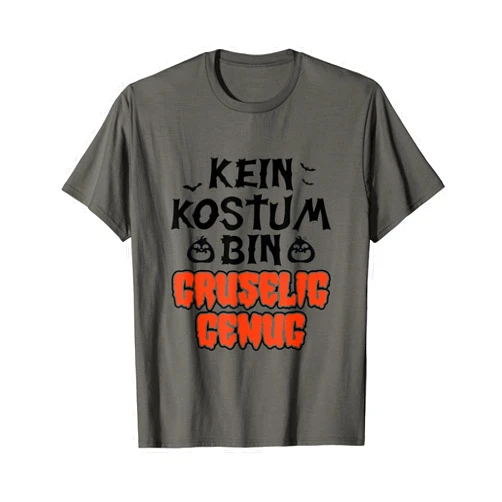 BeGruselig - Halloween und Halloween Kostüm Not a Halloween costume – pumpkin men's women's gift T-Shirt