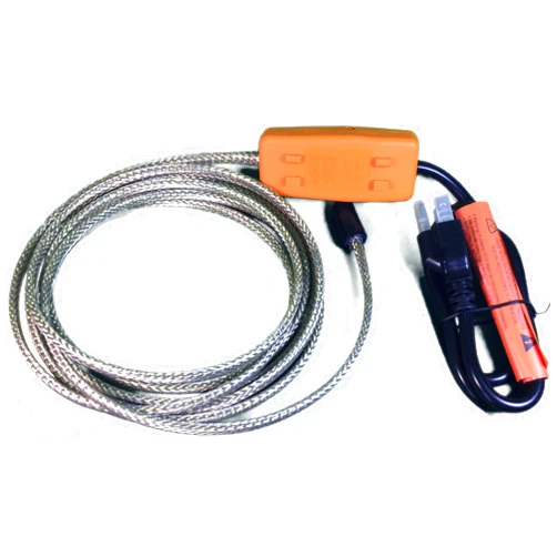 Easy Heat Heat Tape Easy Heat Freeze Protection Cable Waterline Heater Pre-cut to 12 Foot includes Installed Plug Head