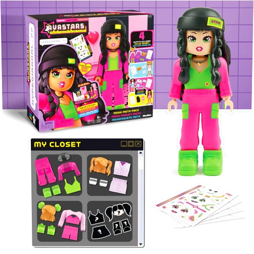 My Avastars Fashion Doll - HypeGirrrrl_77 + 3 Bonus Outfits: Meta Mega Look Pack
