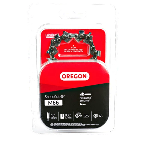 Oregon M66 16-Inch SpeedCut Chainsaw Chain - Fits Husqvarna and Jonsered, grey