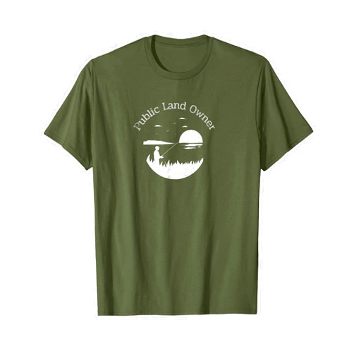 Public Land Owner Gifts Outdoors Lover Public Land Owner Conservation Gift T-Shirt