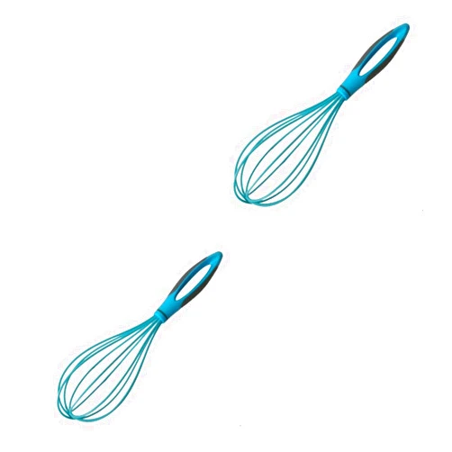 HOLIDYOYO 2pcs 10 Non Stick Nonstick Milk Frother Hutch Silicone Balloon Whisk Blending Tool Silicone Whisk Blenders Hand Egg Mixer Creme Eggs Egg Egg Whisk Household Matcha