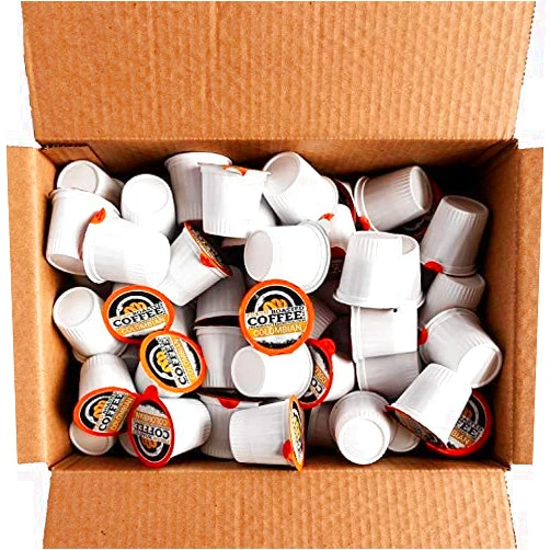 Fresh Roasted Coffee, Colombian, Medium Roast, 96 Pods for K Cup Brewers