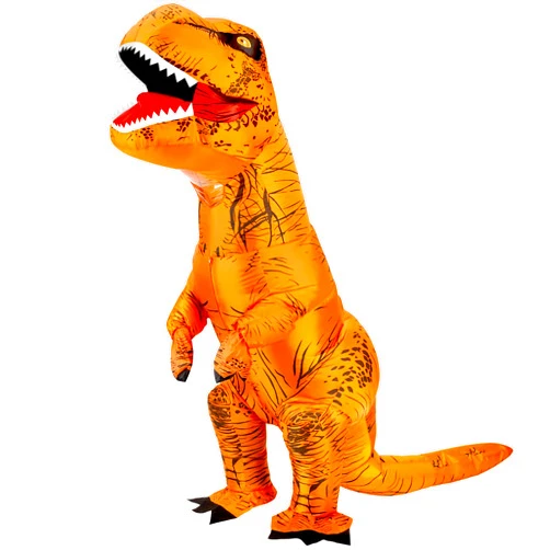 Viwzon Inflatable Dinosaur Costume Adult&Kid, Blow Up Inflatable Trex Costume for Halloween Themed Party Cosplay