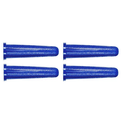 The Hillman Group 370336 Blue Conical Plastic Anchor, 6-8 X 3/4-Inch, 100-Pack Set of 4
