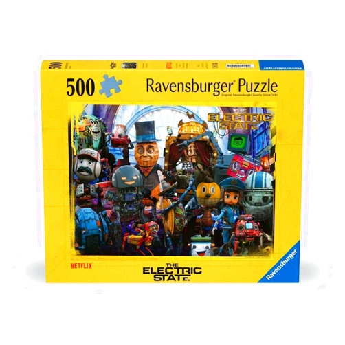 Ravensburger The Electric State: Drones Never! Bots Forever! 500 Piece Jigsaw Puzzle | Premium Quality Made in Europe | FSC Certified Materials