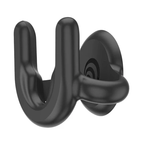 PopSockets Multi-Surface Phone Mount, Universal Phone Stand, Phone Holder Stand, Version 2 - Black