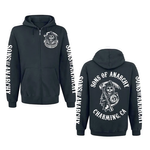 Shibahoho Mens Fashion Full Zip Hoodie