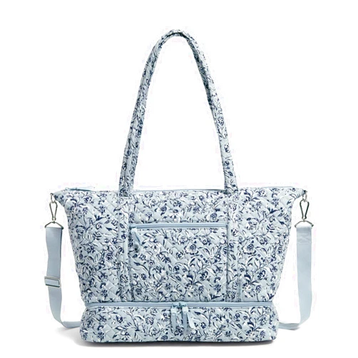 Vera Bradley Women's Cotton Deluxe Travel Tote Travel Bag