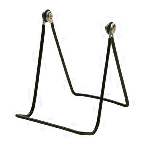GIBSON HOLDERS Two Wire Display Stand for Plates, Platters, Kitchenware, Artwork & More; Set of 2-2A - Black