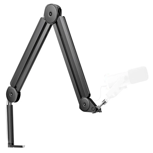 InnoGear Mic Boom Arm Microphone Stand Cable Management for Blue Yeti FIFINE AM8 K669B HyperX QuadCast S SoloCast AT2020 Shure SM7B MV7 and Other Microphone