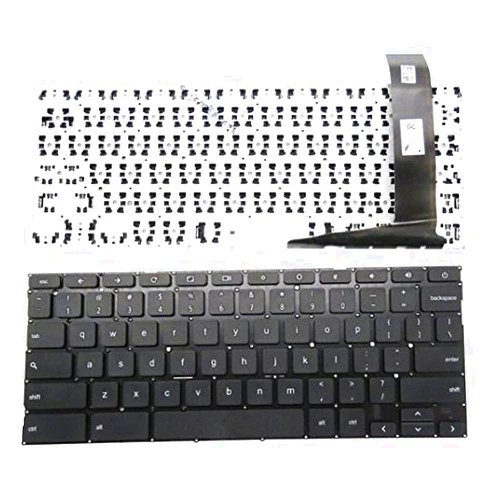 Cuiying Replacement Keyboard for Asus Chromebook C300/C300M/C300MA/C300MA-DH02, US Layout, Black Color