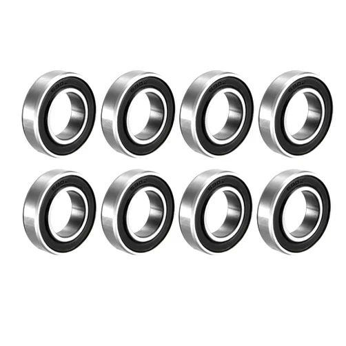 uxcell 6902-2RS Deep Groove Ball Bearing 15mm x 28mm x 7mm Double Sealed Carbon Steel Bearings 8pcs