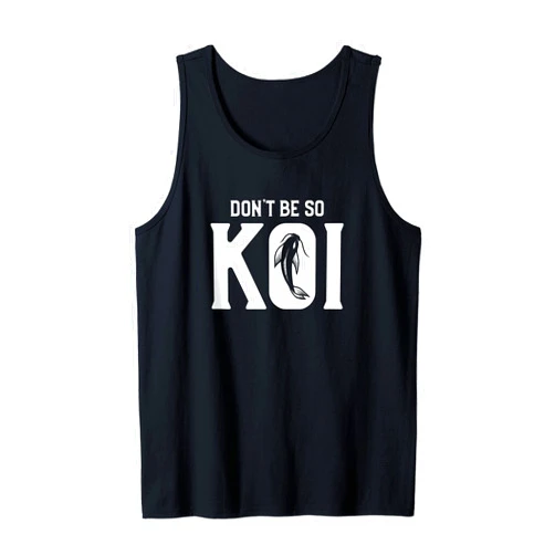 Funny Fishkeeping Gift For A Fishkeeper Koi Lover Mens Funny Fishkeeping Japanese Fish Japan Koi Lover Tank Top