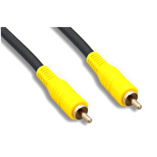 Cablelera ZCAAF7MM-06 RCA Composite Video Cable, RG59U, 75 Ohm, 6ft – Standard Analog Video Connection (Not HDMI/Not HD)