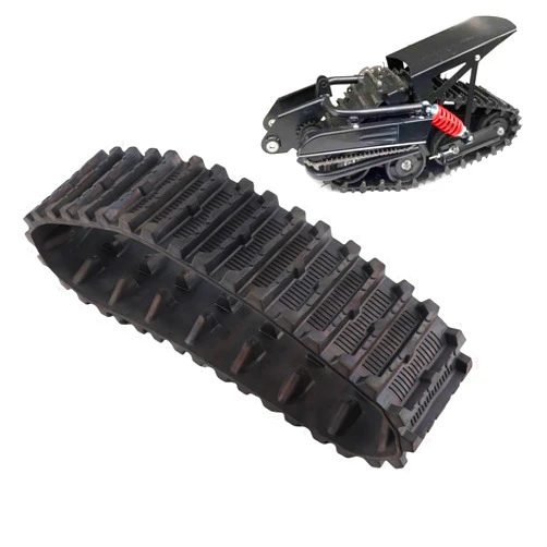 SASKATE Rubber Tire Tracks for ATV/UTV – Increased Traction Track System for Snowmobile, Snow Blower, Go Kart, and Electric Vehicles
