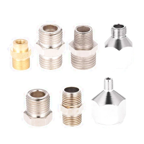 Speder Professional 7pcs Airbrush Adaptor Kit Fitting Connector Set for Air Compressor & Airbrush Hose