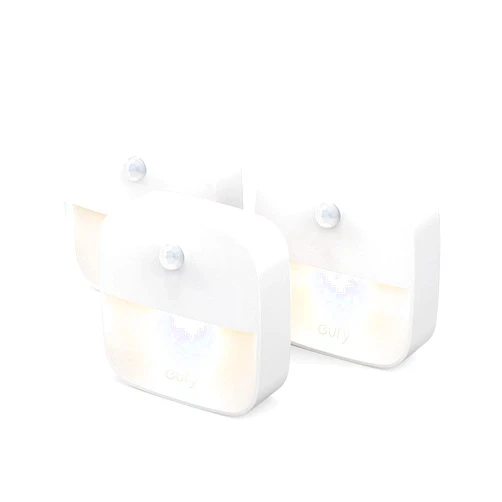 eufy by Anker, Stick-On Night Light, Warm White LED, Motion Sensor, Bedroom, Bathroom, Kitchen, Hallway, Stairs, Energy Efficient, Compact, 3-Pack