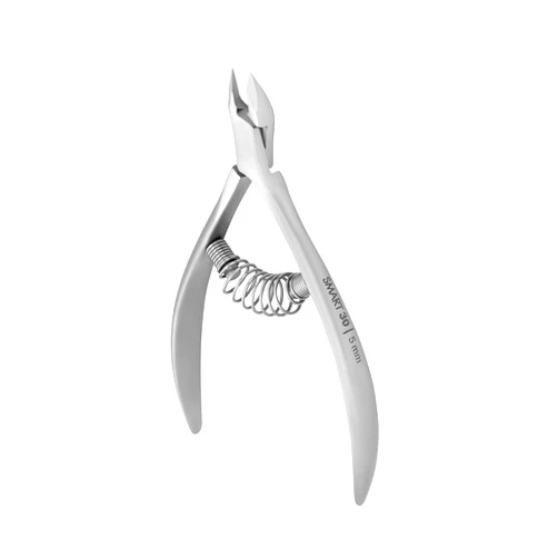 OETUIOW STALEKS Pro Smart 30 NS-30-5 Professional Spring Cuticle Nippers 1/2 Jaw 5mm