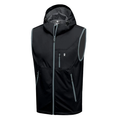 Little Donkey Andy Men's Lightweight Softshell Vest Windproof Sleeveless Jacket for Travel Hiking Running Golf