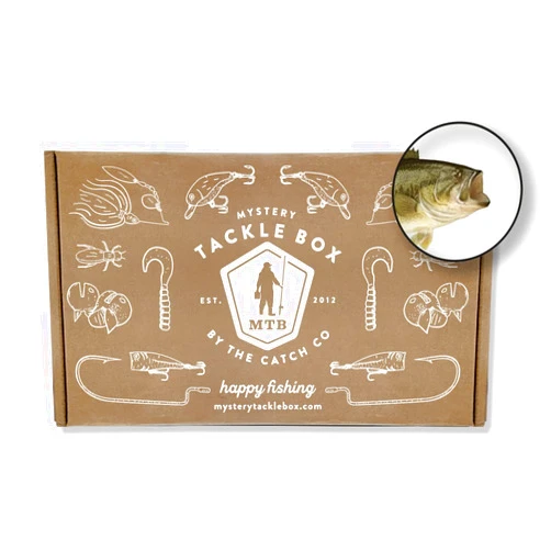Catch Co Mystery Tackle Box Freshwater Largemouth and Smallmouth Bass Lures Fishing Kit