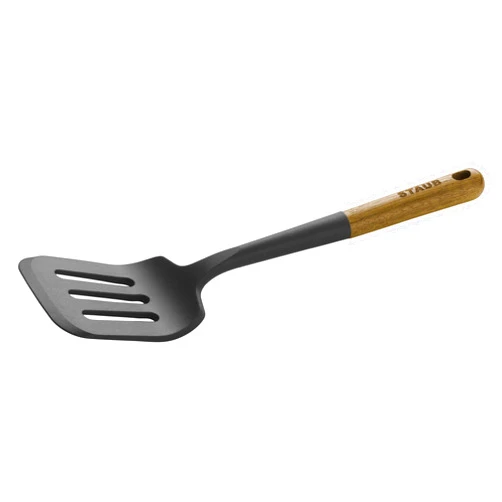 Staub Silicone with Wood Handle Cooking Utensil, Serving Turner