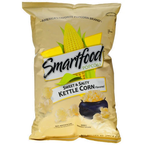 Smartfood Popcorn Sweet and Salty Kettle Corn, 10.5 Oz. (Pack of 1)