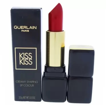 Guerlain Kiss-Kiss Shaping Cream Lip Color Lipstick for Women, No. 321 Red Passion, 0.12 Ounce