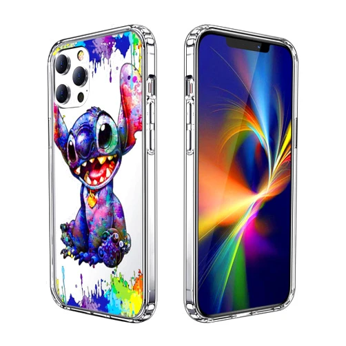 ZHEHAOGUO Phone Case for iPhone 12 Pro Max Case, Clear Phone Case Individualized Design Cover Case (Lilo-Stitch)