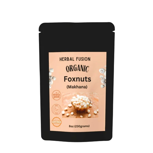 Generic Roasted Foxnuts Makhana Snack, Herbal Fusion, Low-Calorie, Vegan, Gluten-Free