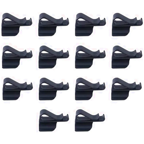 Htppzjr 14pcs Golf Club Organizers Golf Putter Clip Golf Bag Clip on Putter Clamp Holder Plastic Black Putting Clip,Golf Club Bag Clips On Putter Clamp Holder Organizer Golf Accessories Golf Accessories