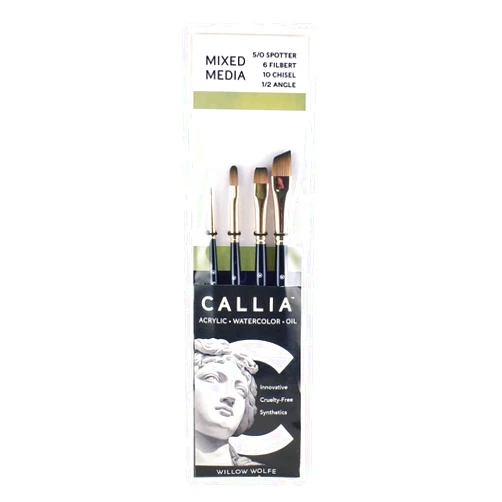 Callia Artist Brushes Basic Brush Set for Acrylic, Watercolor and Oil Painting