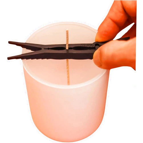 TruWiks Candle Wick Holders. Reusable Wick Holders for Candle Making. Professional Wick Centering Tool | Wick Setter Tool - (25 Pack)