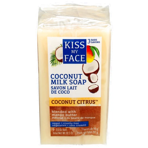 Kiss My Face Bar Soap - Coconut Milk - 10.5 oz