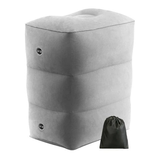 SVOPY Inflatable Travel Foot Rest Pillow - SVOPY Inflatable Toddler Bed on Air with Adjustable Height Inflatable Leg Pillow for Long-Range Flight, Must-Have Item for Airplane, Train, SUV