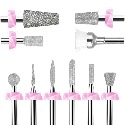 Makartt Nail Drill Bits: 10Pcs Dimond Sanding Bit Set for Nail Drill E File, Upgraded Cuticle Cleaner Nail Gel Polish Remover Tool for Acrylic Nails Manicure Nail Prep, Nail Salon Home DIY Use